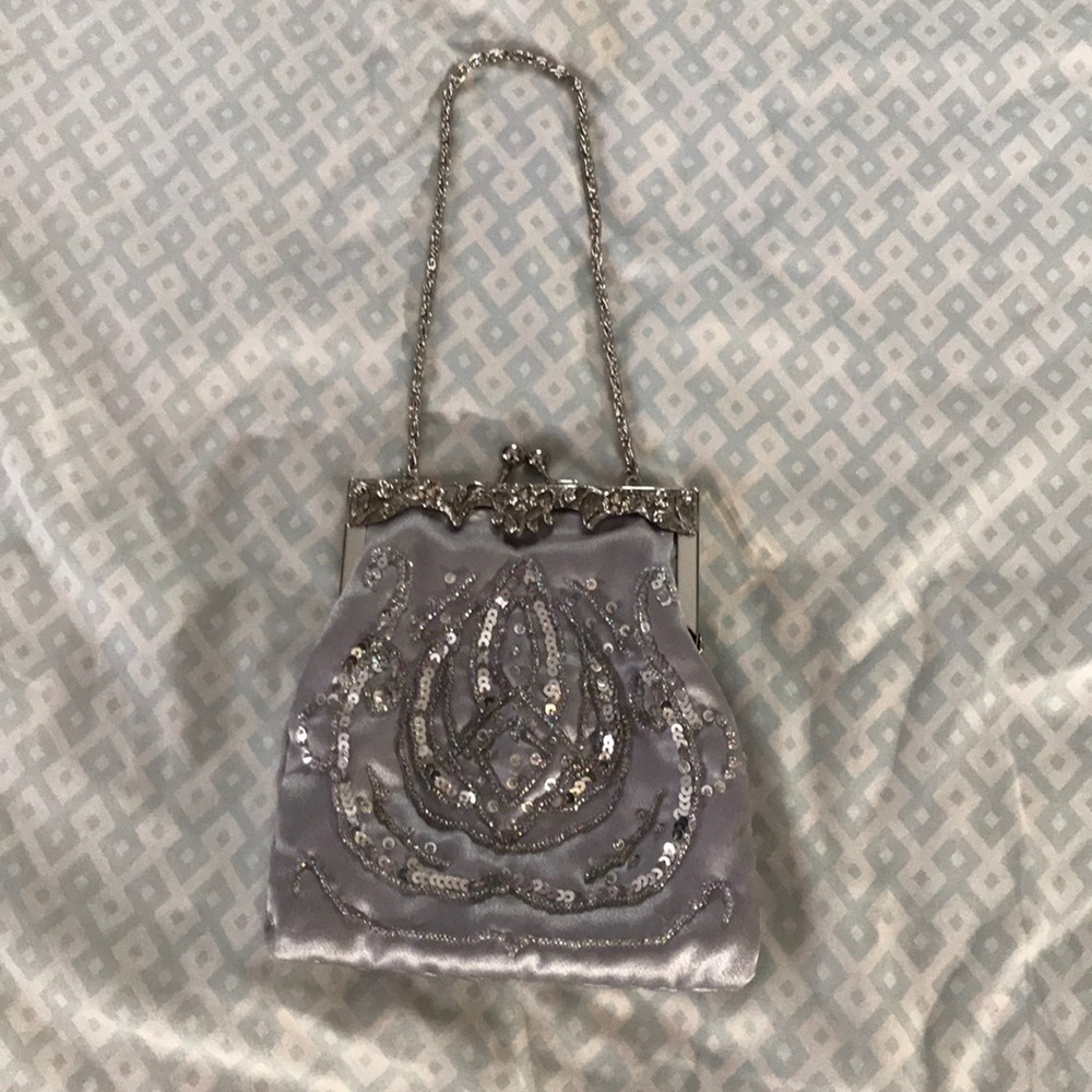 Vintage small Silver Clutch